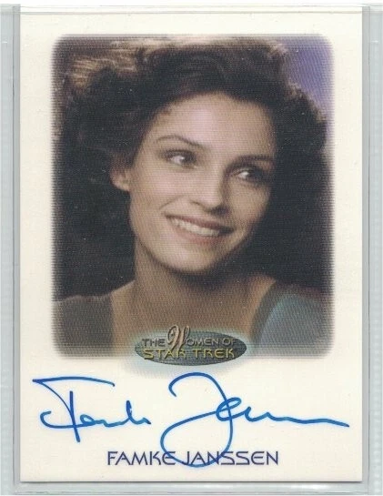 2010 Women of Star Trek autograph card Famke Janssen - Image 1 of 1
