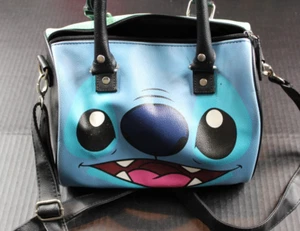 Disney Lilo & Stitch Face Crossbody Bag Loungefly 10x9x6 - Picture 1 of 10