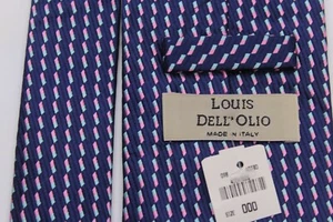 87) NEW LOUI DELL OLIO MENS TIE 100% SILK MADE IN ITALY - Picture 1 of 3