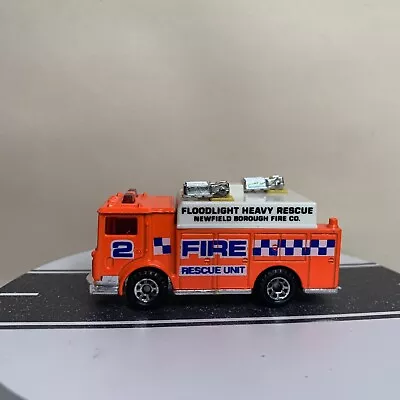 1992 Matchbox MB-57 Mack Auxiliary Power Truck MC/MR Fire Rescue Orange 1:84 NM - Image 1 of 4
