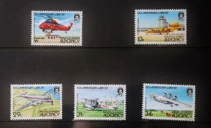 Estampillas de Alderney: ""Aeropuerto de Alderney - 50 aniversario"" - paquete de presentación 1985 - Imagen 1 de 3
