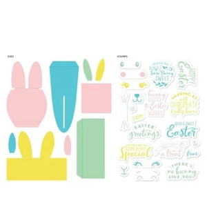 Kit especial de estampillas y troqueles de Pascua Diamond Press Somebunny nuevo 789328 - Imagen 1 de 19