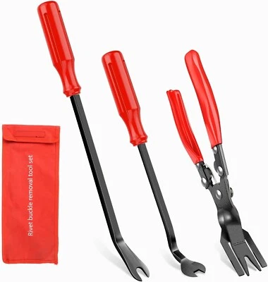 Nilight 3PCS Clip Pliers Set & Fastener Remover Auto Trim Removal Tool Kit - Image 1 of 4