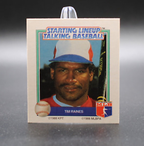 1988 Staring Lineup Talking Baseball TIM RAINES Carte #23 Montréal Expos