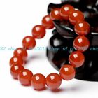 Beads Elastic Bangle Bracelet 7.5" Aaa Natural 12mm Red Jade Round Gemstone