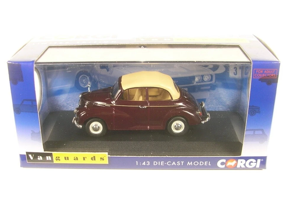 Morris Minor 1000 Convertible (Maroon B) RHD - 1:43 - Image 1 of 1