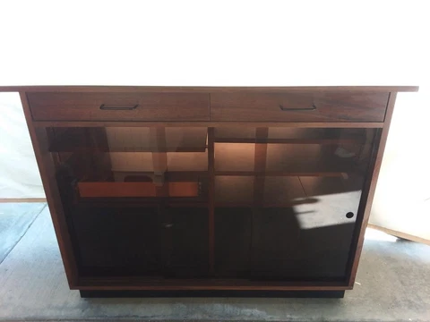 Record Cabinet Custom Made Vintage Cover