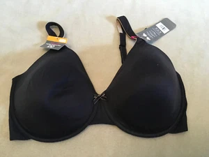 Maidenform Bra 40DD Full Fit T-shirt Black Nwt Comfort Devotion - Picture 1 of 5