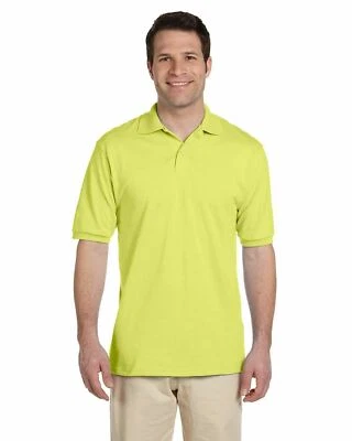 Camisa Polo Deportiva JERZEES Para Hombres SpotShield 50/50 437MSR S-5XL Algodón/Poliéster Foto 1 de 3