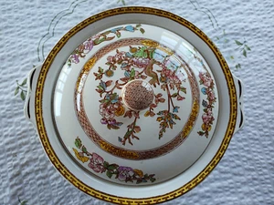 WASHINGTON INDIAN TREE  FOOTED AND WITH LID TUREEN - Picture 1 of 9