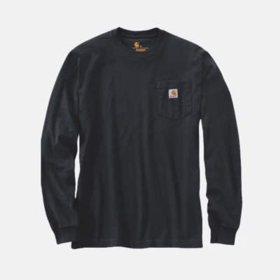 Camiseta Carhartt K126 holgada de peso pesado manga larga con bolsillo (S-2XL) Foto 1 de 4