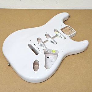 2024 Fender USA ERIC JOHNSON STRAT BODY 50's White Blonde Nitro 57 RI Guitar - Picture 1 of 20