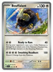 Pokemon Surging Sparks 151/191 Bouffalant - Picture 1 of 1
