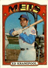 1972 Topps #181 Ed Kranepool - GOOD