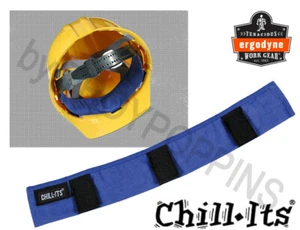ERGODYNE WORK GEAR-1-CHILL-ITS #6716 EVAPORATIVE COOLING HARD HAT LINER SAFETY - Picture 1 of 3