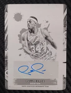 2024 Motiv Basketball Paul Pierce Druckplatte 1/1 Auto LEGEND CELTICS #MEPP - Bild 1 von 4