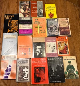 Lot of 18 Vintage 60's Literature Classics  Drama Plays Poetry Paperback Books - Bild 1 von 10