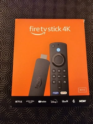 Amazon Fire Stick 4K | Wifi 6 | TV Streaming Media Player- Alexa  Voice Remote - Image 1 of 4