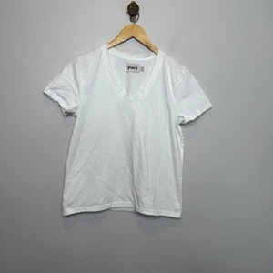 Camiseta Top Pact Mujer Blanca Cuello en V Pequeña 100% Algodón Orgánico S - Imagen 1 de 7