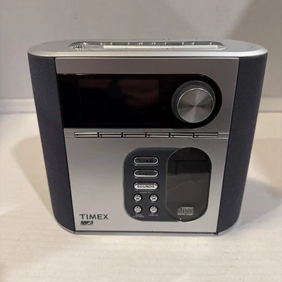 Timex T617S Digital Preestablecido CD Estéreo Reloj Despertador Radio Naturaleza Sonidos MP3 Entrada de Línea Foto 1 de 4