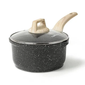 Simple & Non Stick Granite Saucepan Milk Boiler 1.5 Litre - Picture 1 of 6
