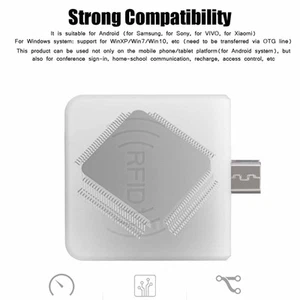 NOn Contact Card Reader High Frequency ID Mobile Phone Smart Mini Card Rea CEL - Photo 1 sur 12