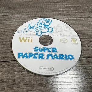 Super Paper Mario Nintendo Wii Video Game Disc Only - Tested - Fast Shipping - Picture 1 of 8