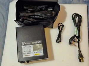CORSAIR RM850i ATX — 850W 80 PLUS GOLD CERTIFIED FULLY MODULAR PSU (UK PLUG) - Picture 1 of 8
