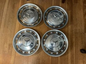 Set Of 4- 1965-85 Mercedes 14” Hubcaps, #57001 - Picture 1 of 12