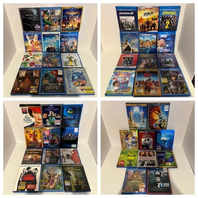 46X 3D Blu-Ray & Blu-Ray MEGA LOT! Tons of Disney, Award Winners, Classics - Image 1 of 3
