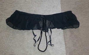 Damen Volant Perlen Kette String Rock Dessous Unterwäsche Reizwäsche Gr. M - Bild 1 von 4