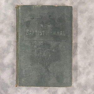 Vintage 1926 New Baptist Hymnal Standard & Gospel Hymns American Baptist HC - Foto 1 di 12