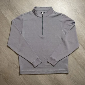 Footjoy FJ 1/4-Reißverschluss Golf Performance Pullover Herren Large schwarz-weiß gestreift - Bild 1 von 8