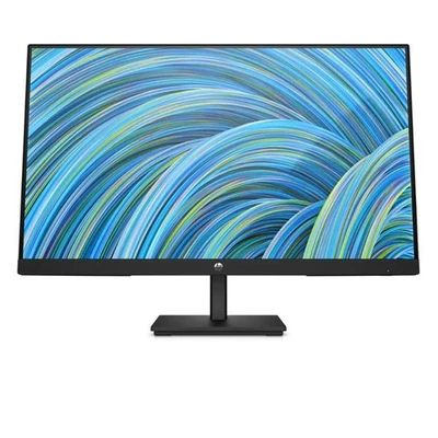 HP V24v G5 Full HD 23.8" VA LCD Monitor Black 75Hz Refresh Rate Low Blue Light - Image 1 of 4