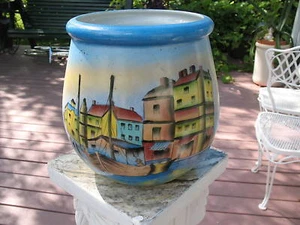 PORCELAIN VASE VINT. HAND PAINTED No. 6 EXCELLENT - Picture 1 of 1