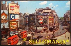 POSTCARD LONDON PICCADILLY CIRCUS ZINZANO SKOL ENGLAND LONDRES CC04962 UK - Imagen 1 de 1