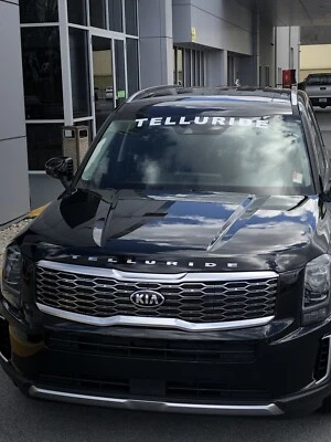 2020 KIA TELLURIDE ветровое стекло баннер точной огранки виниловая наклейка различные цвета - Изображение 1 из 2