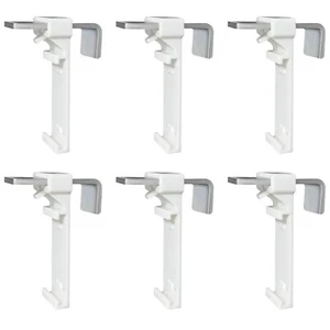 Klemmhalter Klemmfix Rollo Doppelrollo Duorollo ohne Bohren 6 Stück Weiß - Bild 1 von 2