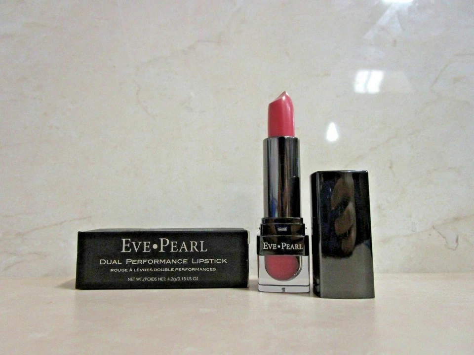 EVE PEARL DUAL PERFORMANCE LIPSTICK PEACHES & CREAM 0.15 OZ BOXED - Image 1 of 1