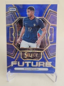 2023-24 PANINI SELECT FIFA WILLIAM SALIBA FUTURE BLUE PULSAR PRIZM #25 FRANCE - Picture 1 of 2