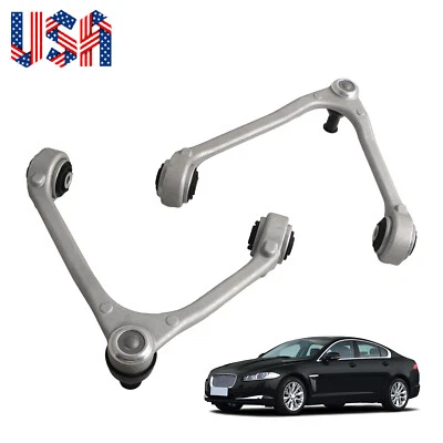 Front Upper Left and Right Control Arm Set for 2009-2015 Jaguar XF 03-08 S-Type - Image 1 of 4