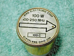 NICE Bird 43 Wattmeter Element / slug - 100C - 100-250 MHz, 100 Watts - Afbeelding 1 van 10