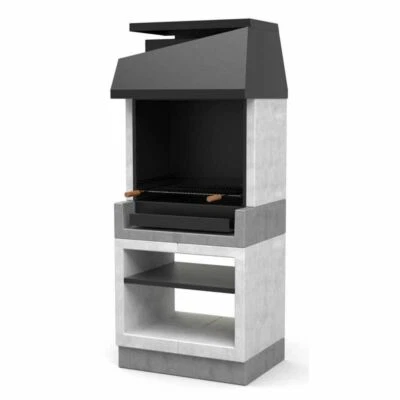 Parrilla/barbacoa de madera/carbón prefabricada Foto 1 de 3