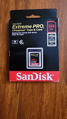 Tarjeta de memoria SanDisk Extreme PRO CFexpress 128 GB Foto 1 de 2