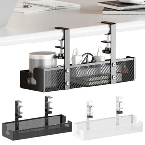 Under Desk Cable Management Trays No Drill Socket Storage Rack for Home Office - Afbeelding 1 van 18