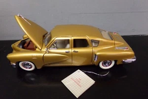 FRANKLIN MINT 1948 TUCKER CAR 50th ANNIVERSARY GOLD LIMITED EDITION B11XG23 - Picture 1 of 3
