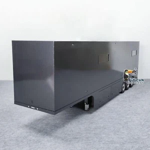 1:14 2in1 Metal 3 Axles Container Trailer for RC Tractor Truck Dumper Tipper - Picture 1 of 5