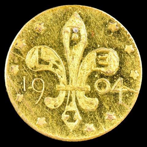 1904 LOUISIANA PURCHASE EXPOSITION ✪ BU UNCIRCULATED ✪ 1/4 GOLD 25C ◢TRUSTED◣ Cover