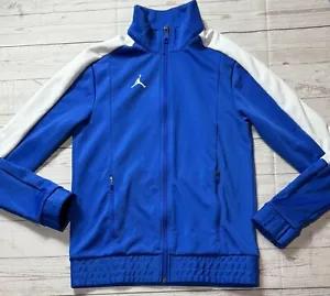 Jordan Air Jordan Jacket Boys Size Small Blue Full Zip Track Logo Youth - Picture 1 of 5