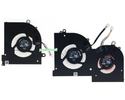 New MSI GS65 GS65VR MS-16Q2 CPU & GPU Cooling Fans 16Q2-CPU-CW 16Q2-GPU-CW L + R - Image 1 of 2